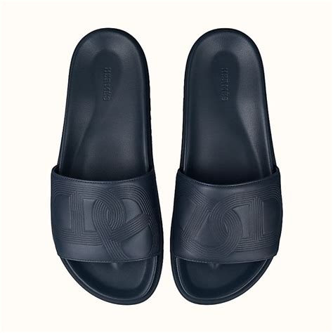 hermes biarritz blue|Hermès Biarritz Leather Slides .